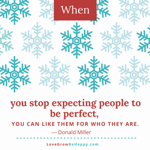Stop expecting people to be perfect