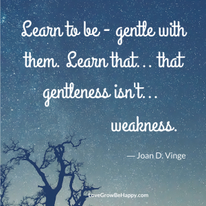 Gentleness isn't weakness