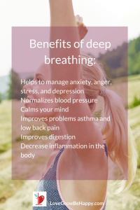 Benefits of mindful breathing